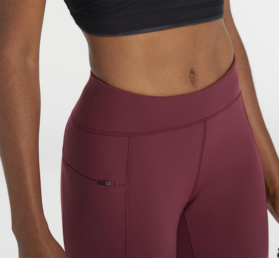 Hoka One One Nohavice Damske Hnede - Performance Crop Tight - 37406-GMZY